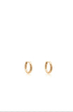 Linda Tahija Classic Huggie Earrings Rose Gold