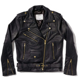 Easy Rider Jacket - Black w/ Gold Hardware